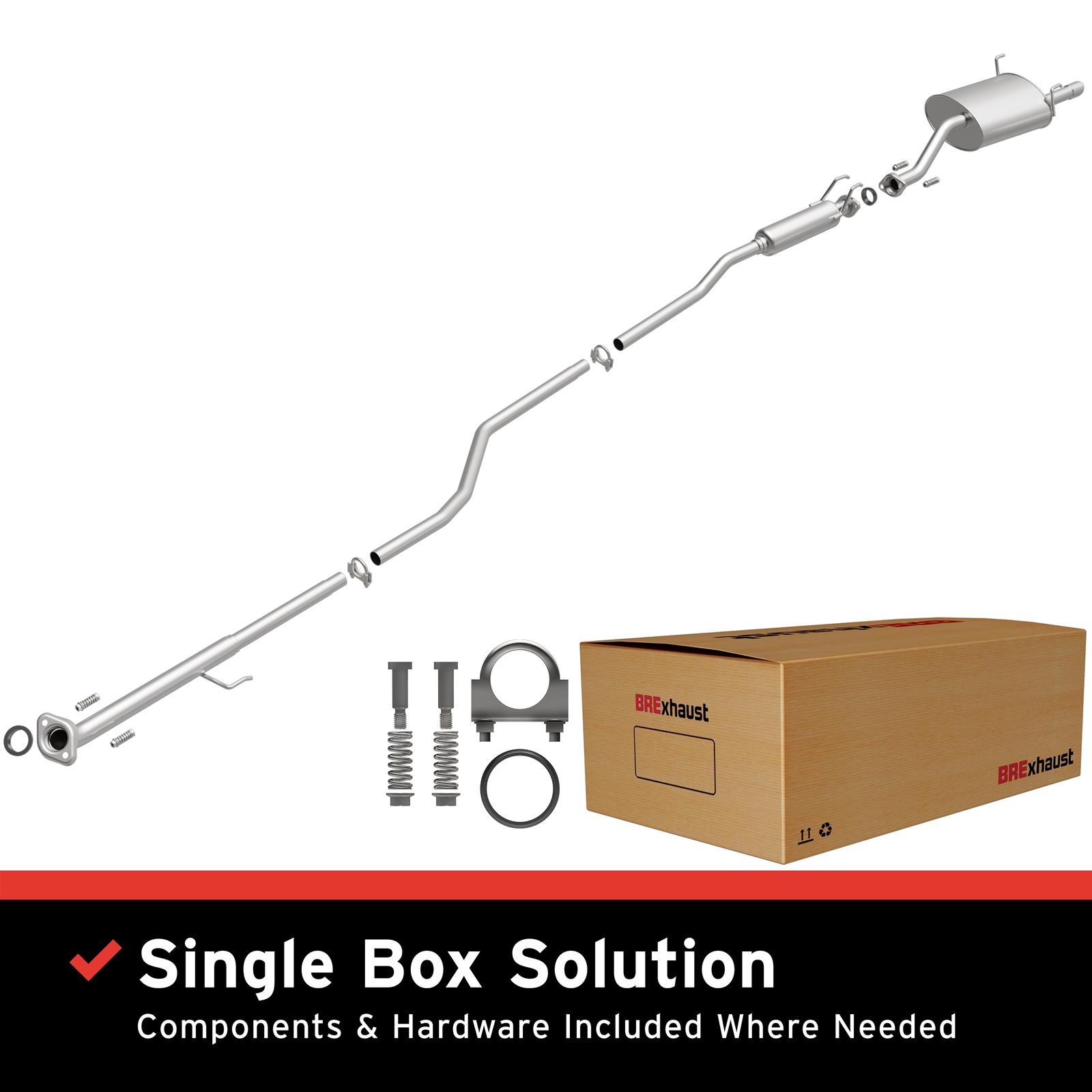 Honda Civic Performance Exhaust - Magnaflow - BRE - 1.7L - `01-`05